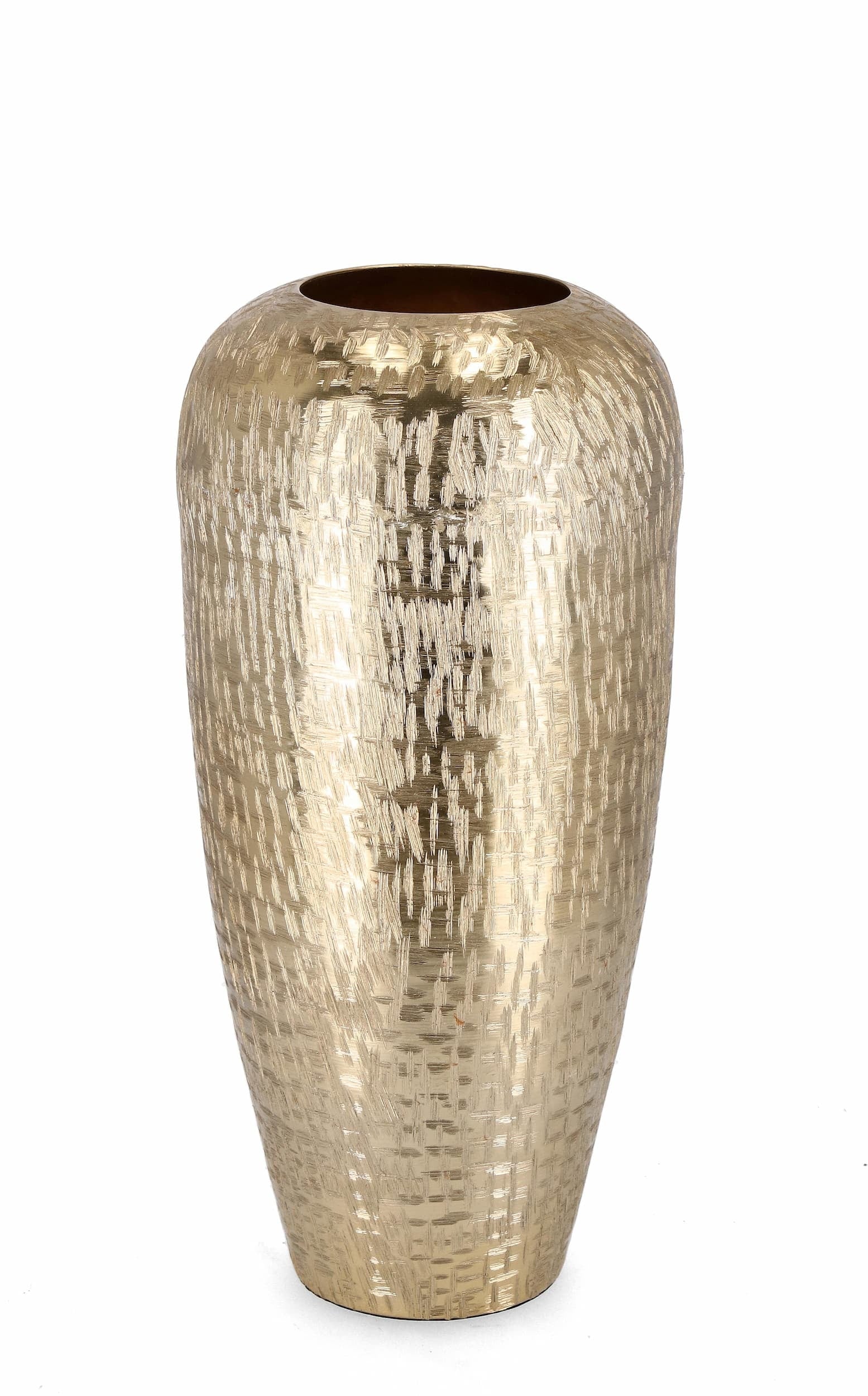 Bizzotto Vaso decorativo Lathe Shaped L Oro