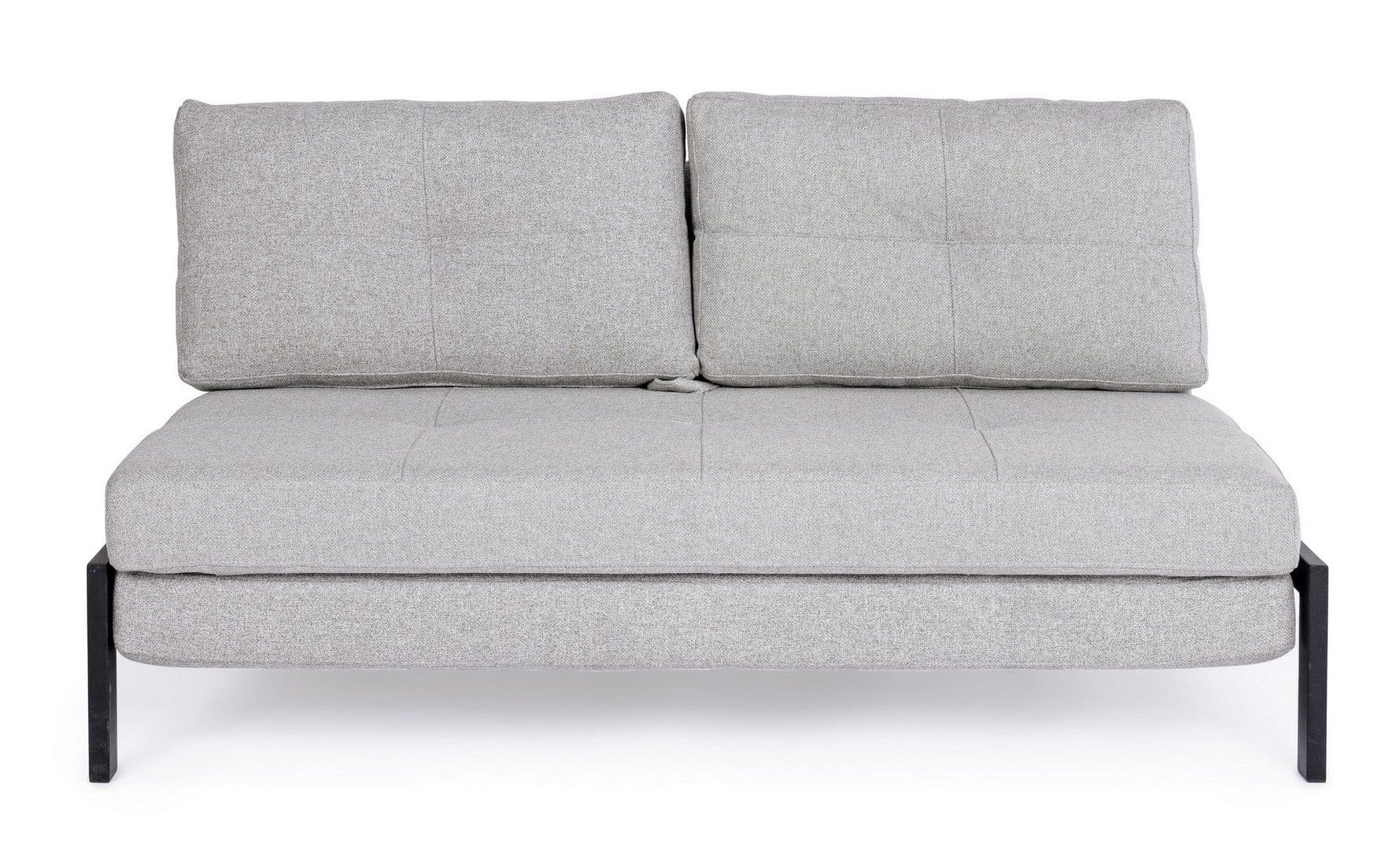 Bizzotto Divano Letto 2 posti in tessuto Hayden Grigio