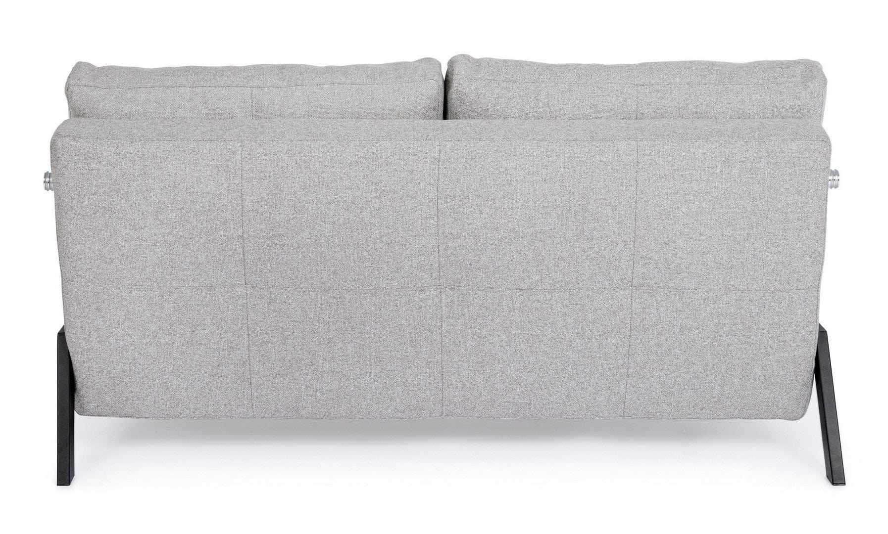 Bizzotto Divano Letto 2 posti in tessuto Hayden Grigio