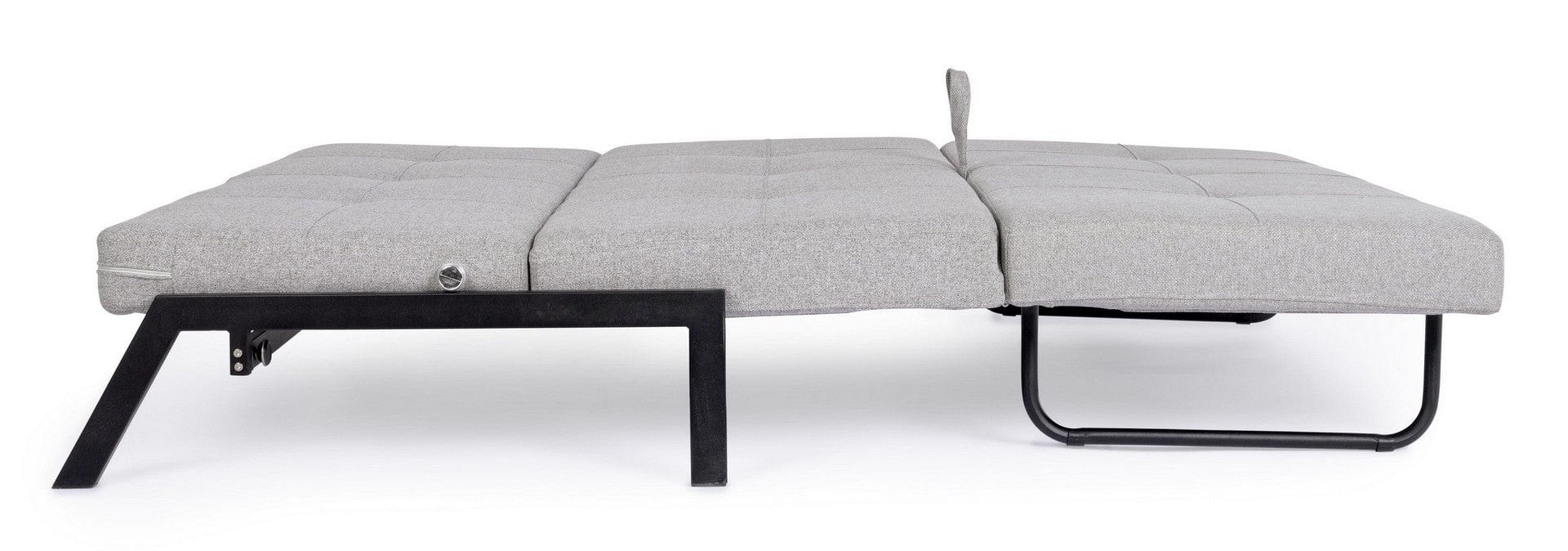 Bizzotto Divano Letto 2 posti in tessuto Hayden Grigio