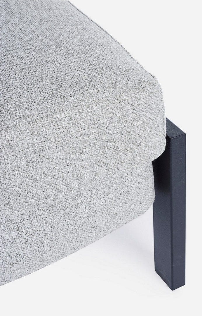 Bizzotto Divano Letto 2 posti in tessuto Hayden Grigio