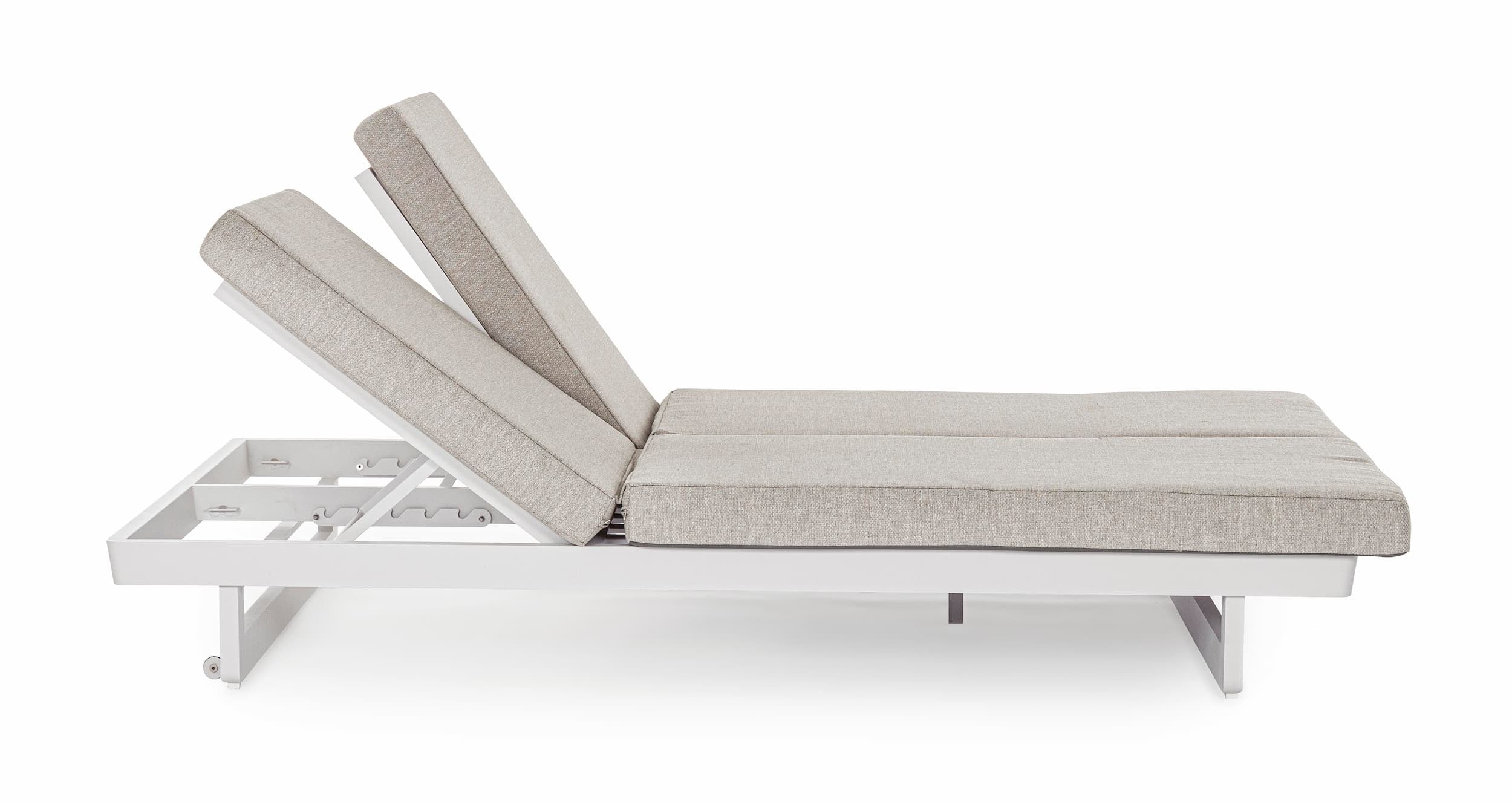 Lettino matrimoniale da giardino Infinity Bianco (3)