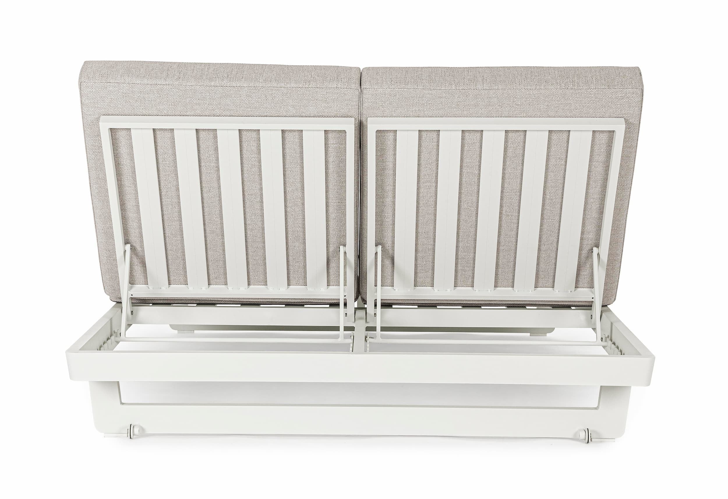 Lettino matrimoniale da giardino Infinity Bianco (9)