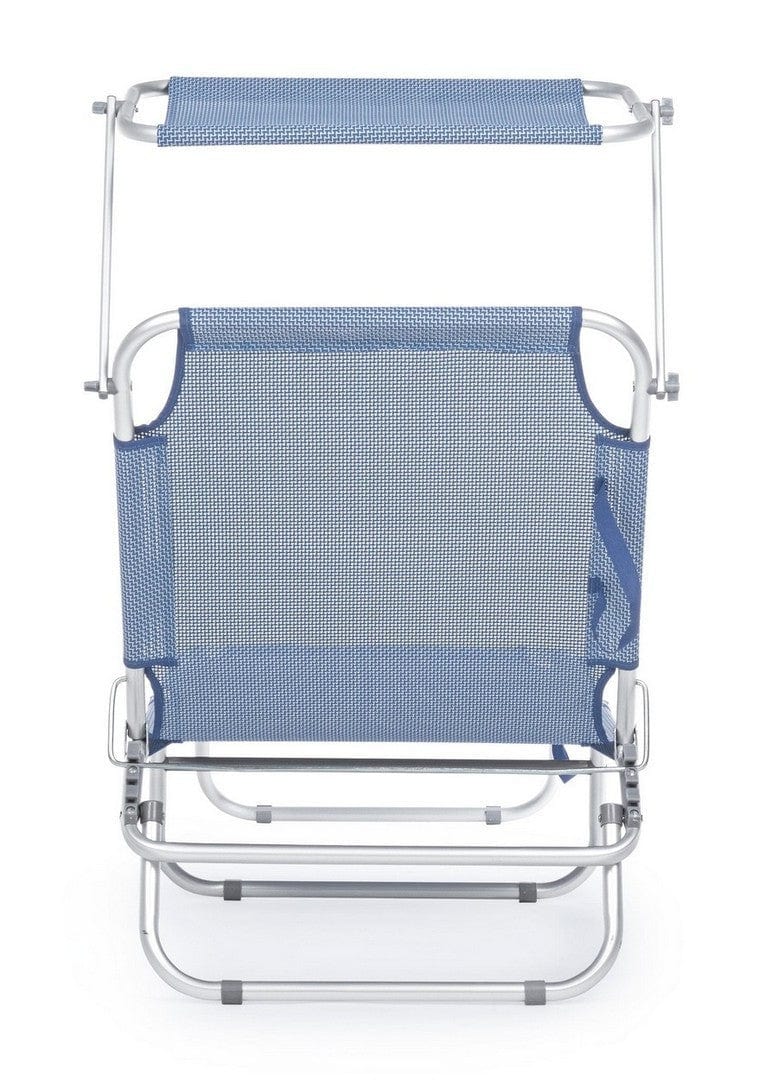 Lettino pieghevole da giardino Cross Beach Blu (3)