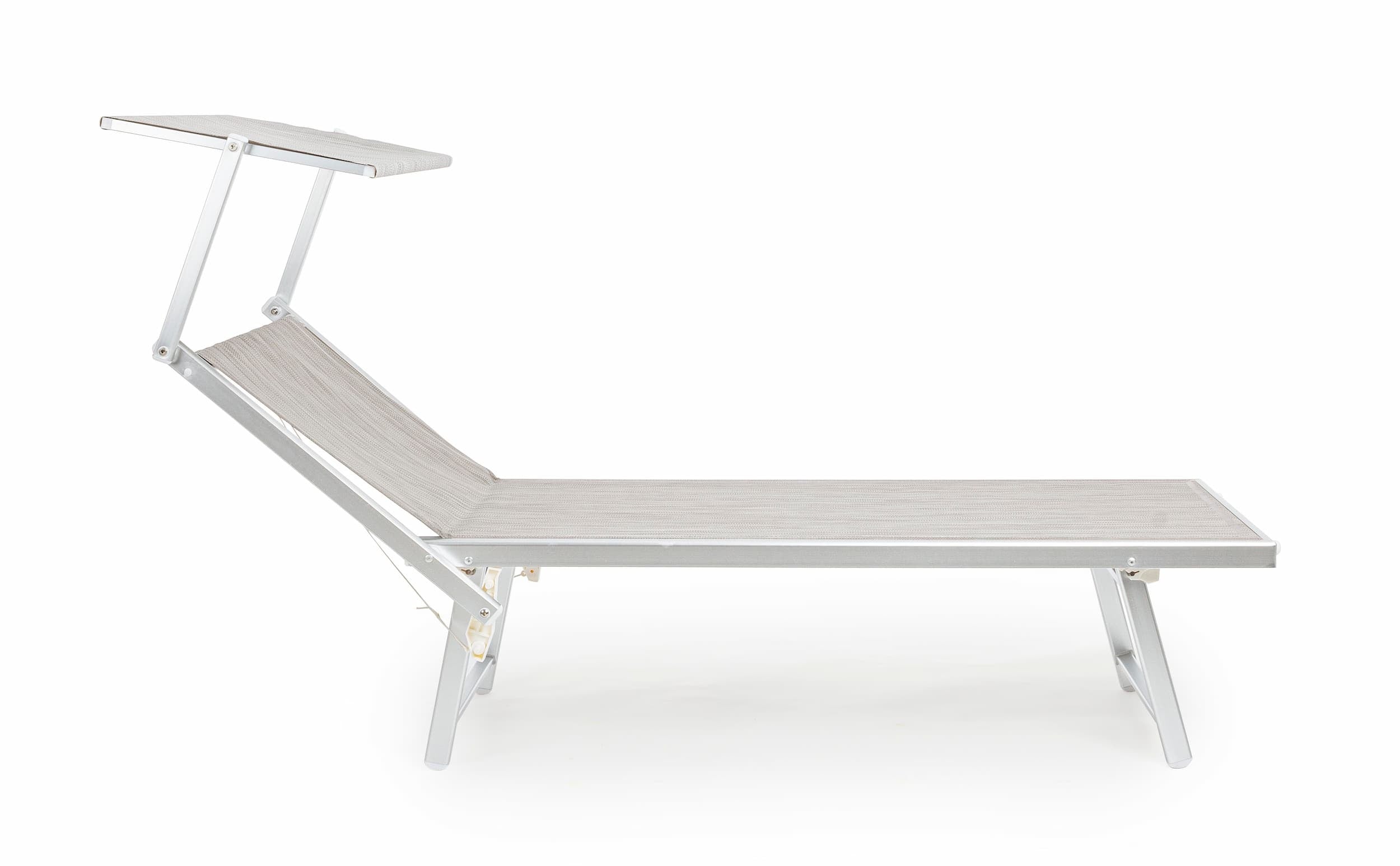 Lettino pieghevole da giardino Ocean Grigio (1)