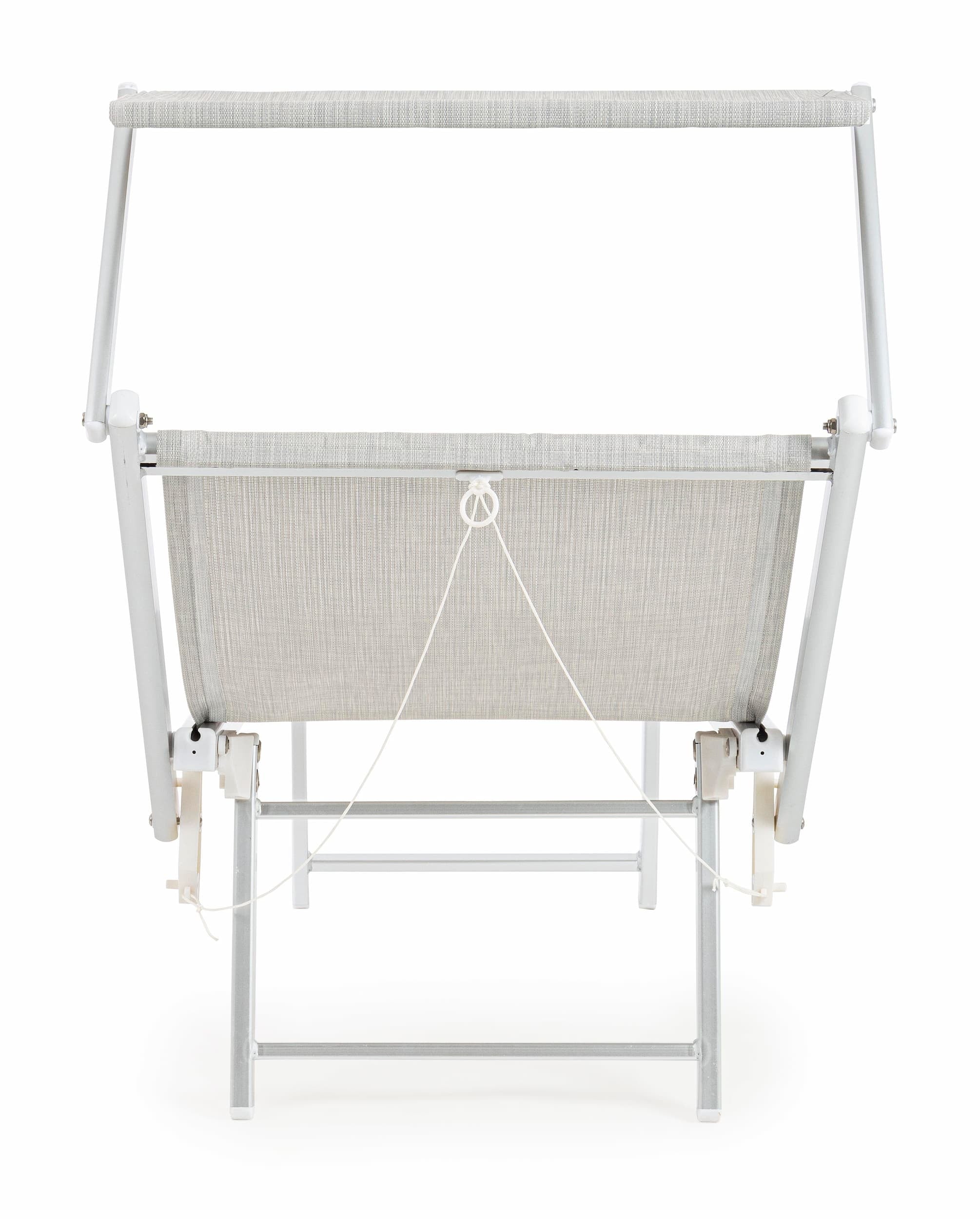 Lettino pieghevole da giardino Ocean Grigio (3)