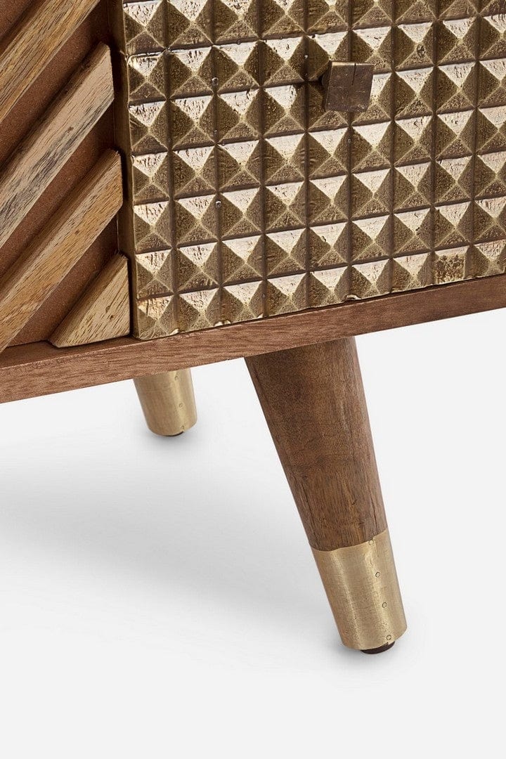 Libreria con 2 ante Dhaval Naturale (4)