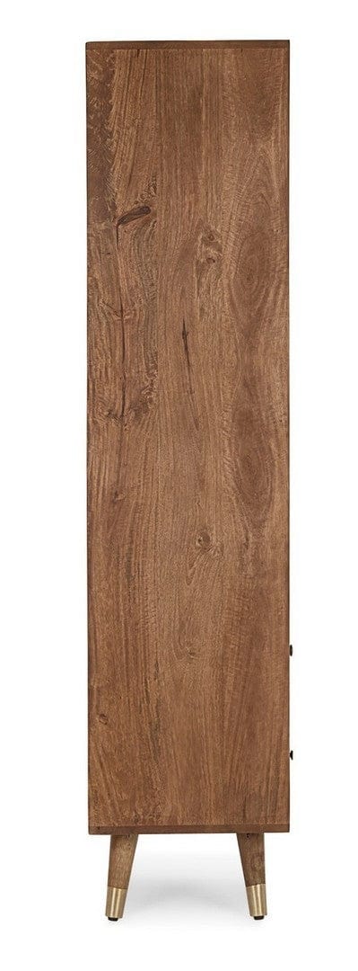 Libreria con 2 ante Dhaval Naturale (6)