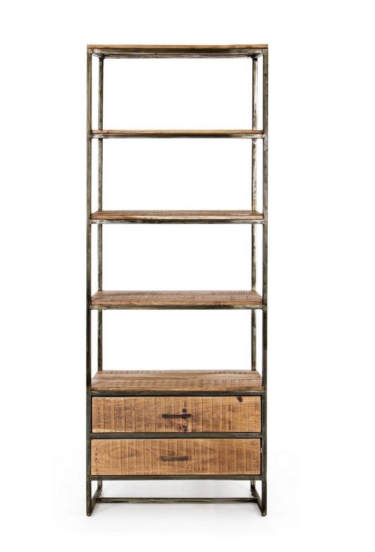 Libreria con 2 cassetti Elmer Naturale (1)