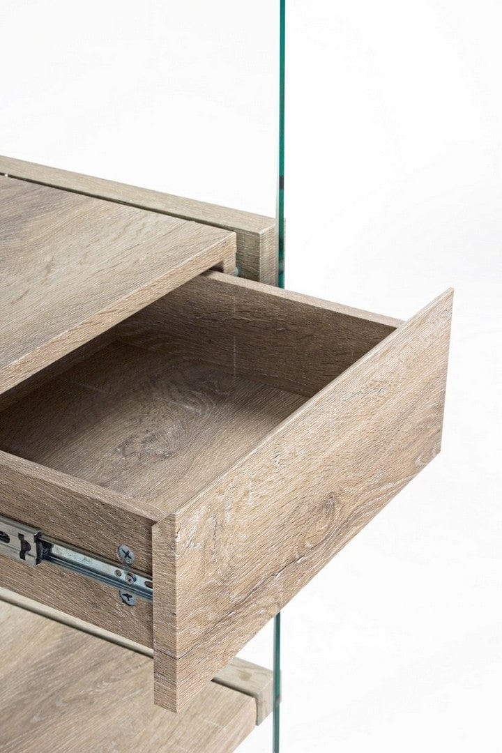 Libreria con 2 cassetti Kenya Naturale (8)