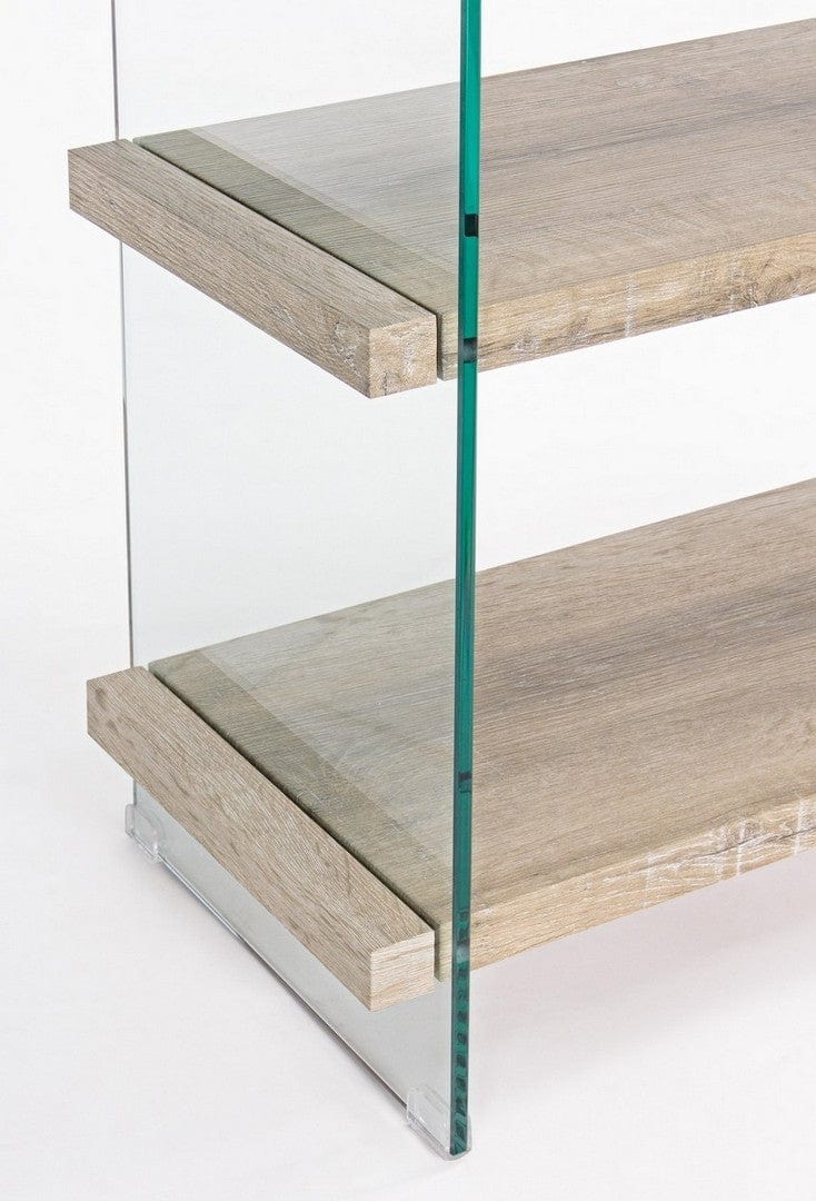 Libreria con 2 cassetti Kenya Naturale (9)