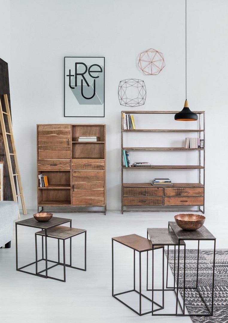 Libreria con 4 cassetti Elmer Naturale (1)