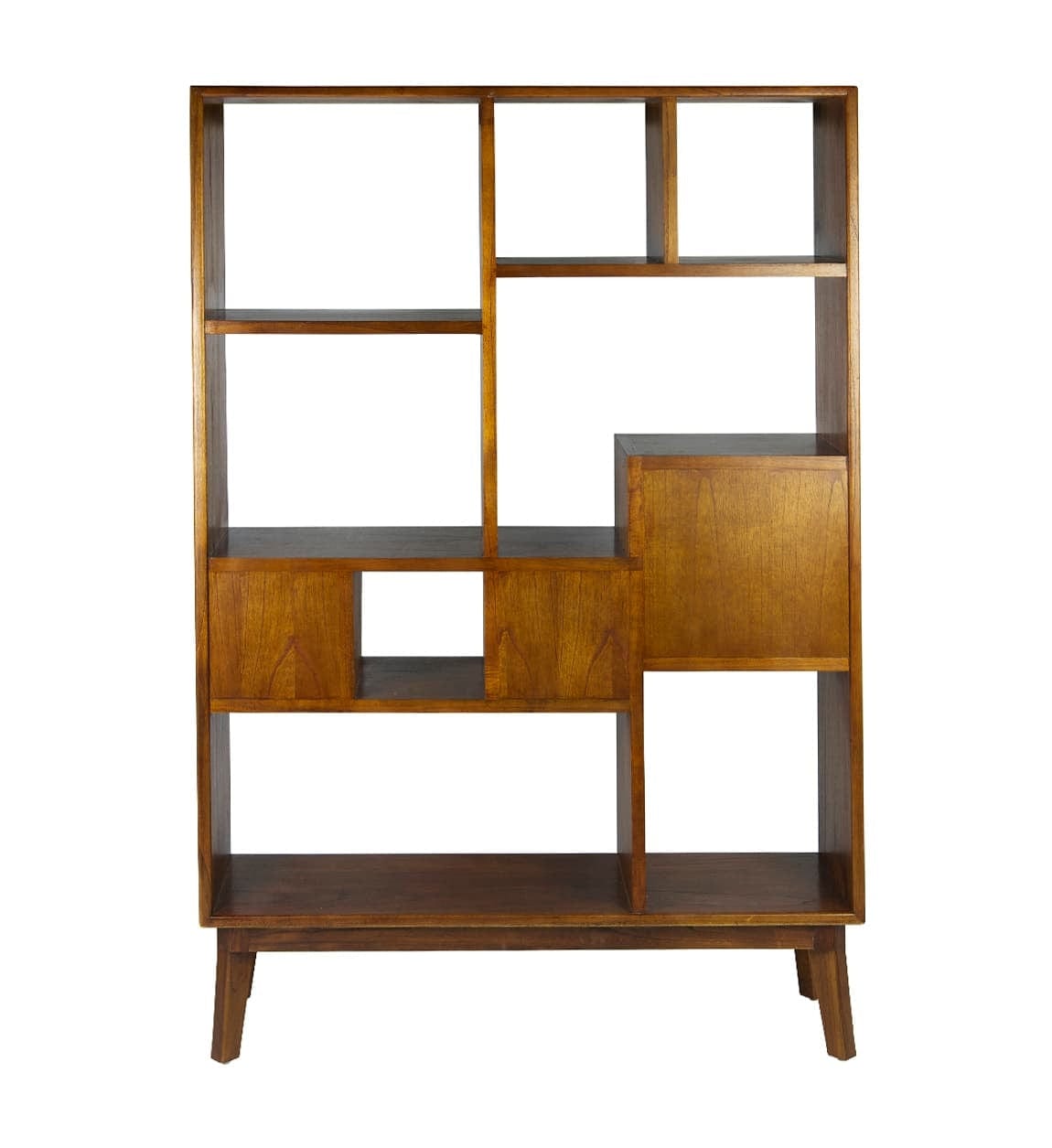 Libreria con 4 cassetti Nordic Noce (3)