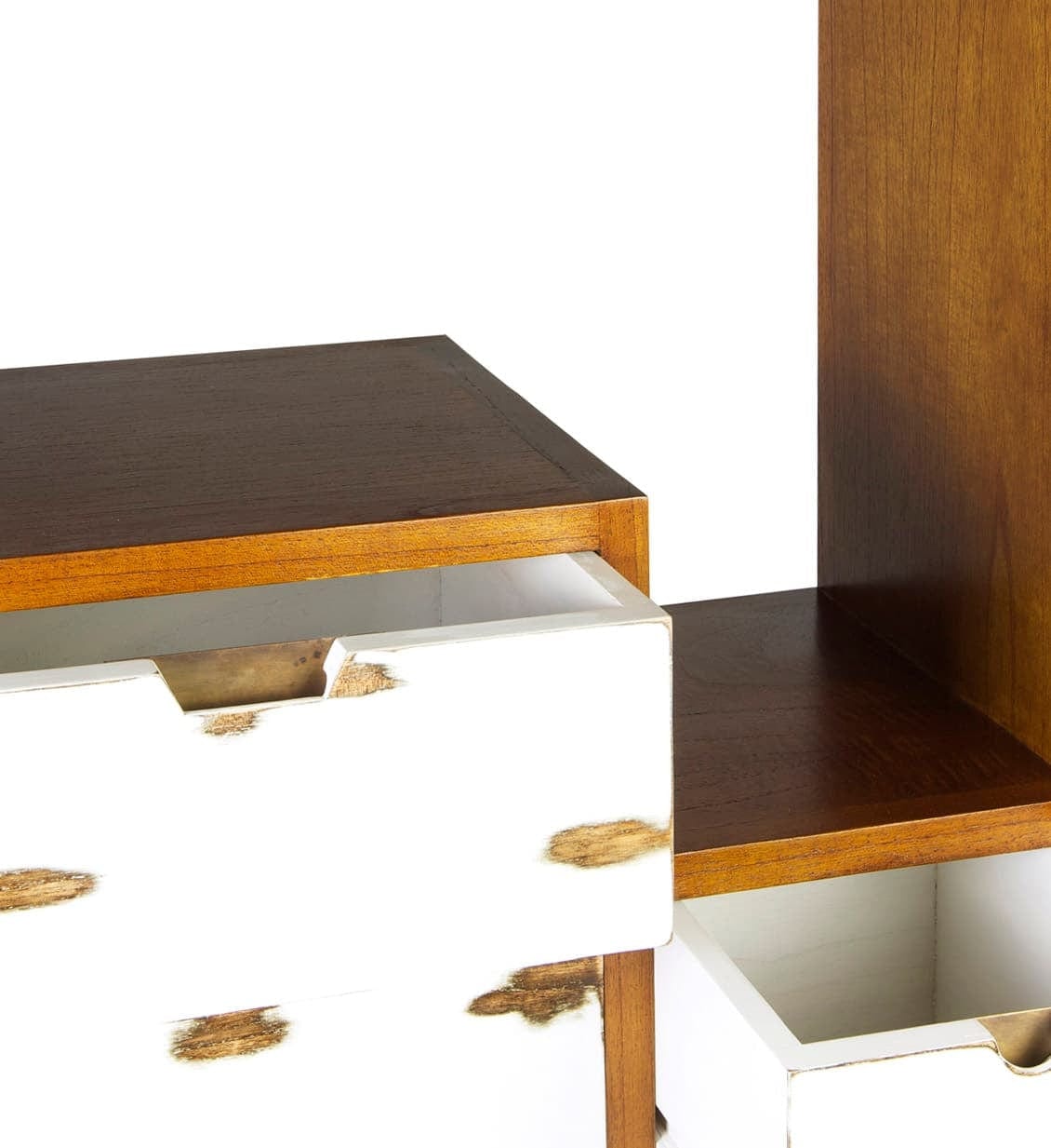 Libreria con 4 cassetti Nordic Noce (5)