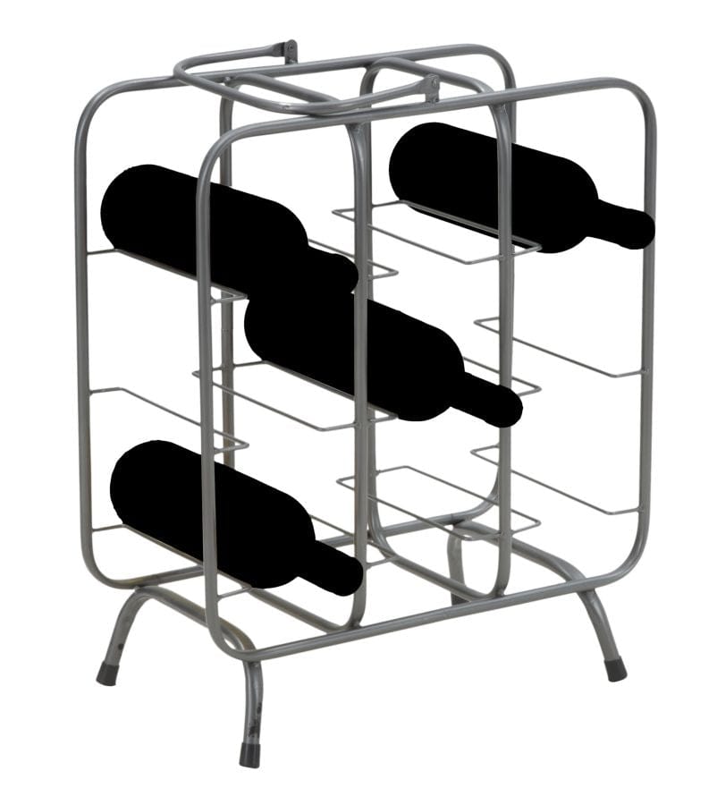 P/Bottiglie Rack Quadrato (9 Posti) cm 40x23x47,5 (4)