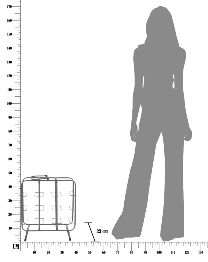 P/Bottiglie Rack Quadrato (9 Posti) cm 40x23x47,5 (14)