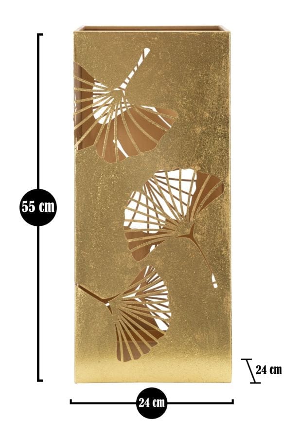 P/Ombrelli Carved Leaf cm 24x24x55 (7)