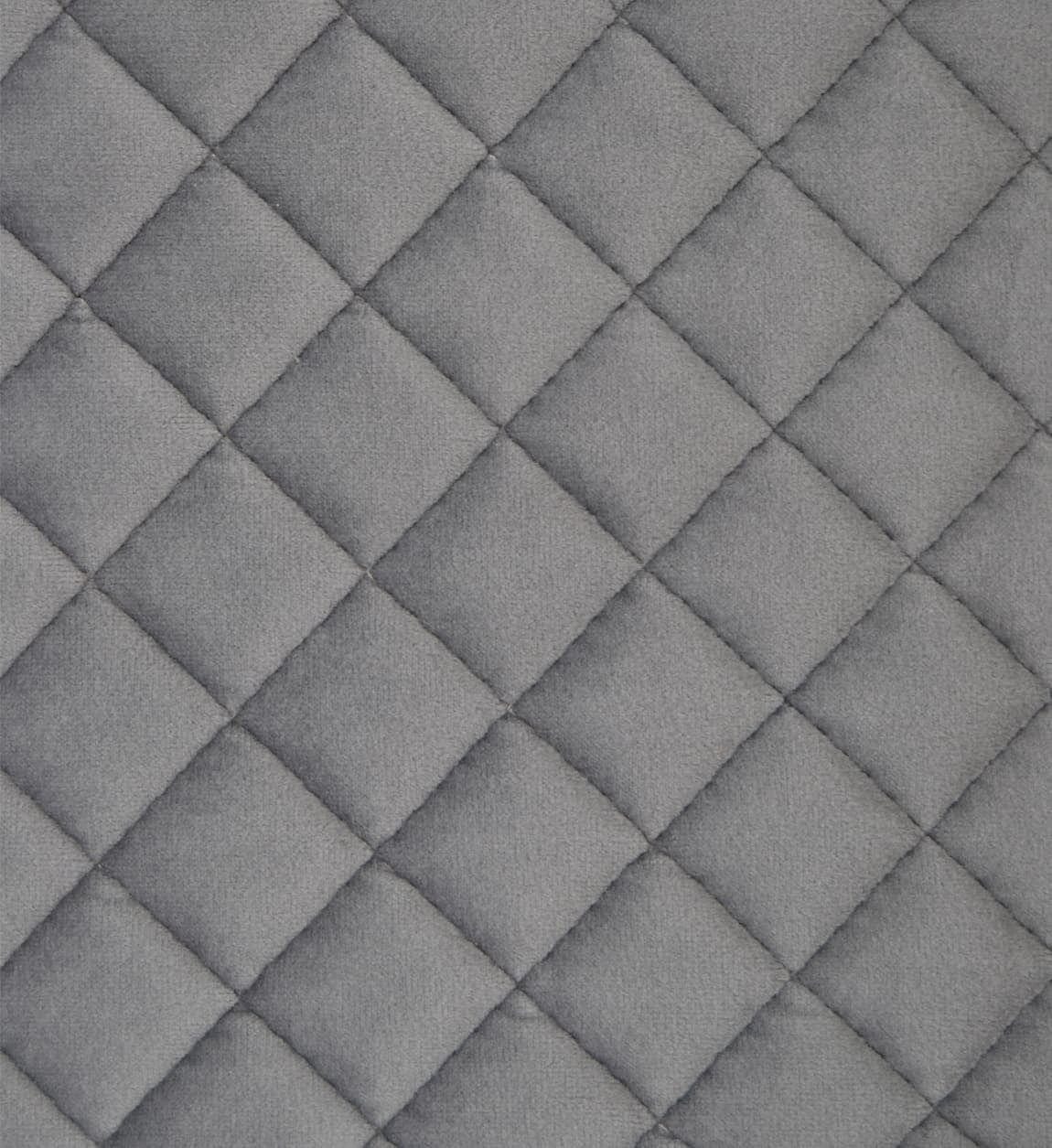 Sedia da pranzo in velluto Melissa Grigio (5)