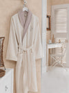 Accappatoio unisex in cotone Daily Avorio, M / L (1)