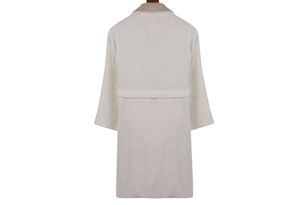 Accappatoio unisex in cotone Daily Avorio, M / L (2)