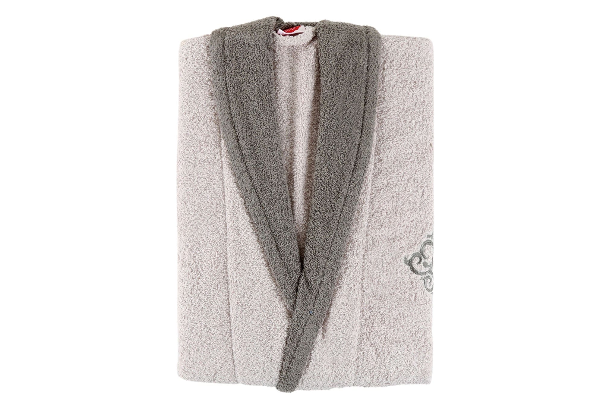 Accappatoio unisex in cotone Daily Grigio, M / L (1)