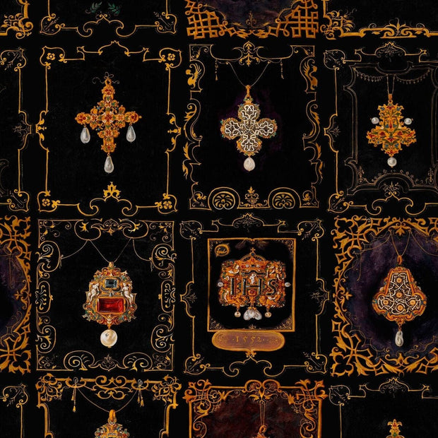 Anna`s Jewelry Carta da parati digitale stampata Set di 3 rotoli