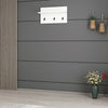 Appendiabiti a muro con mensole Noah 7191 Bianco