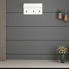 Appendiabiti a muro con mensole Noah 7191 Bianco (1)