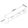 Appendiabiti a muro con mensole P2 2460 Bianco (9)