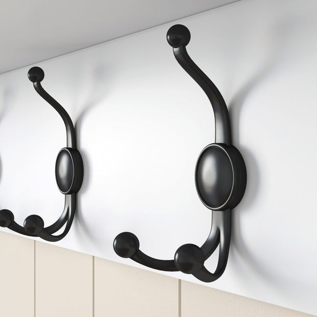 Appendiabiti a muro con mensole P2 439 Bianco (4)