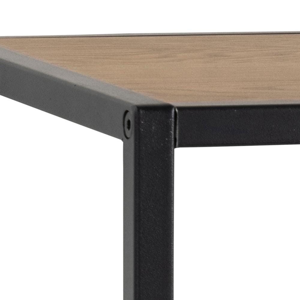 Appendiabiti a muro in metallo e MDF Seaford Nero (2)