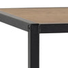 Appendiabiti a muro in metallo e MDF Seaford Nero (2)