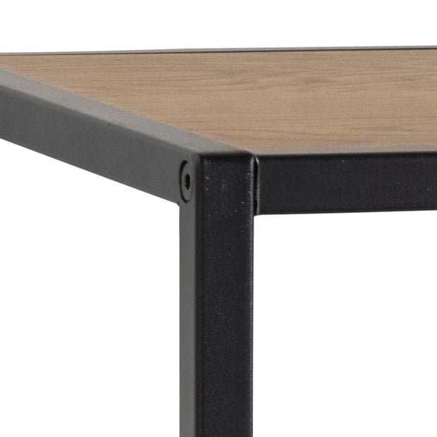 Appendiabiti a muro in metallo e MDF Seaford Nero (2)