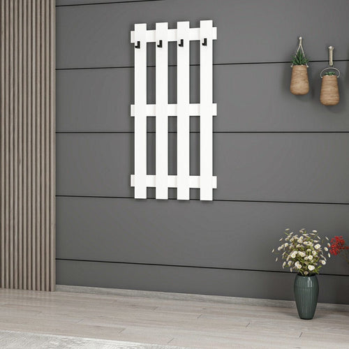 Appendiabiti a muro Noah 7190 Bianco