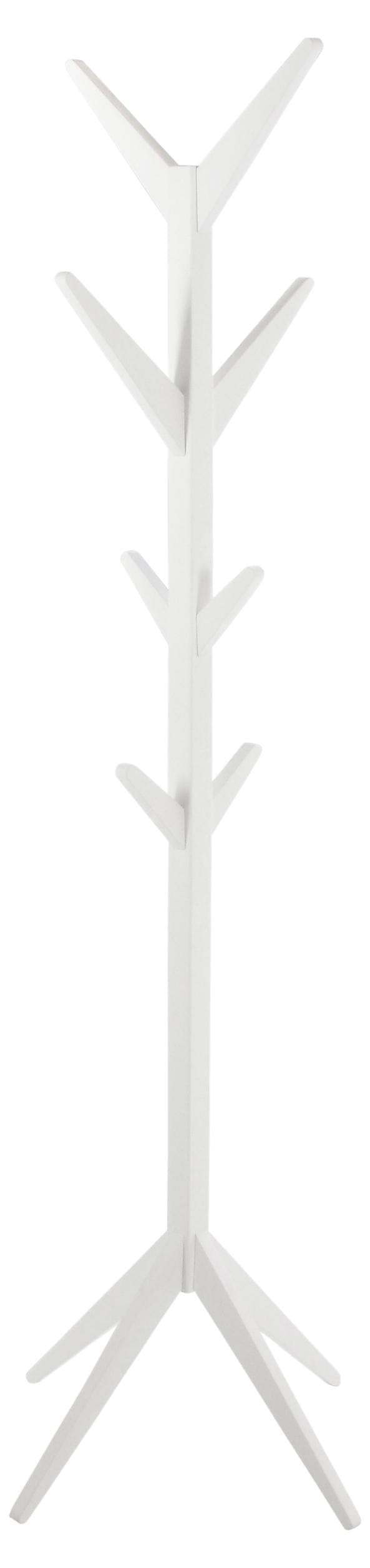 Actona Appendiabiti da terra in legno e metallo Ascot Bianco