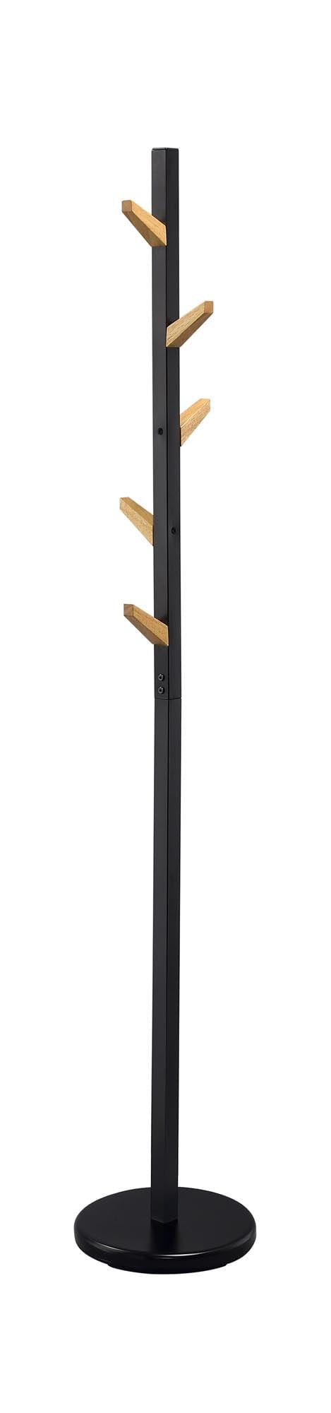 Halmar Appendiabiti da terra in metallo e legno W66 Nero