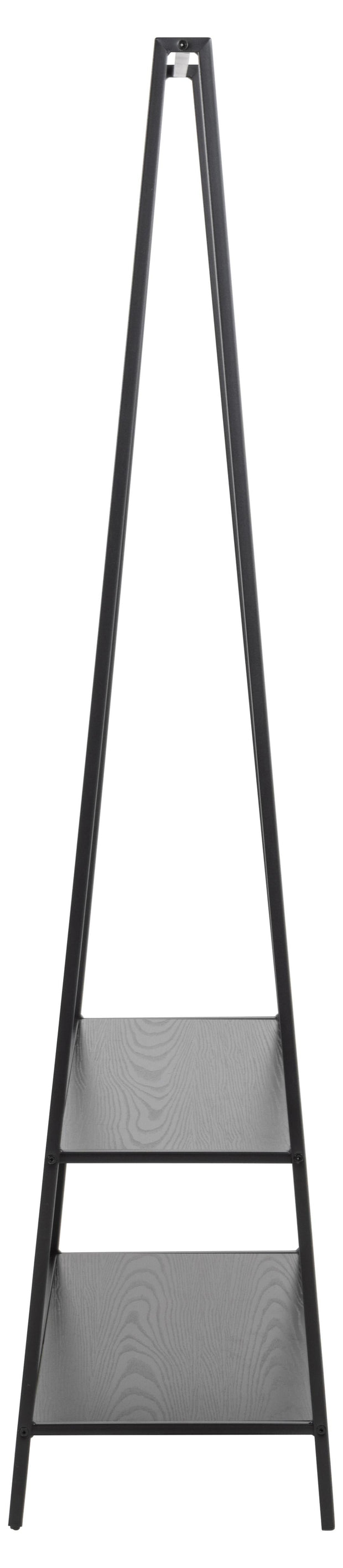 Actona Appendiabiti da terra in metallo e MDF Seaford Nero