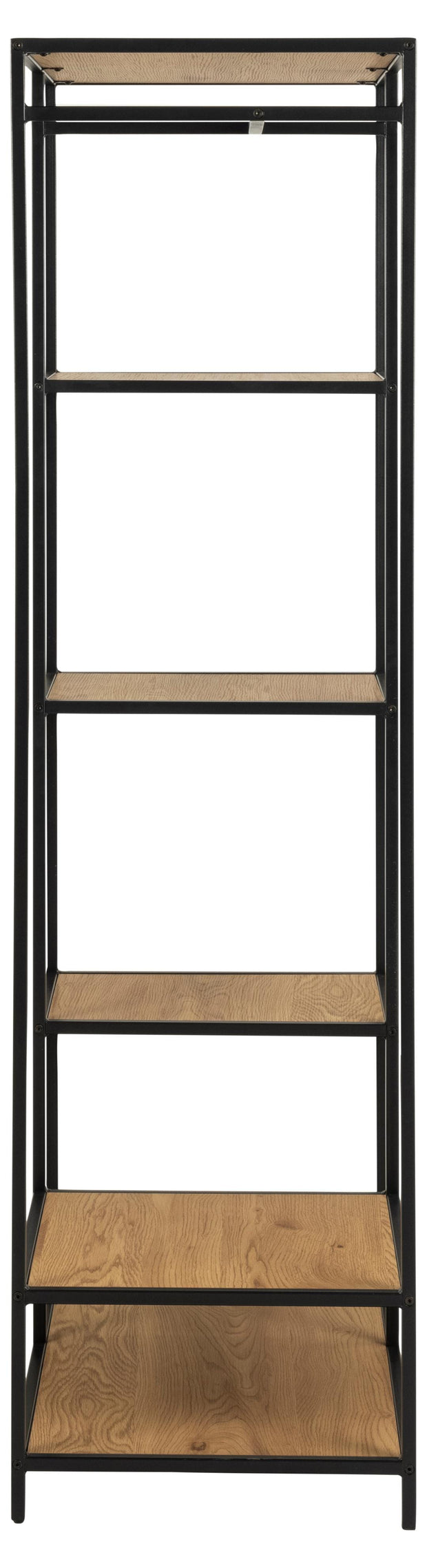 Actona Appendiabiti da terra in metallo e MDF Seaford Nero