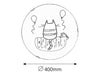Applique da bimbi Cathy 4558 Multicolore (5)
