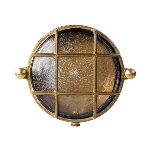 Applique da esterno Aliveri Ottone