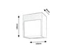 Applique da esterno Balimo 7477 Bianco (2)