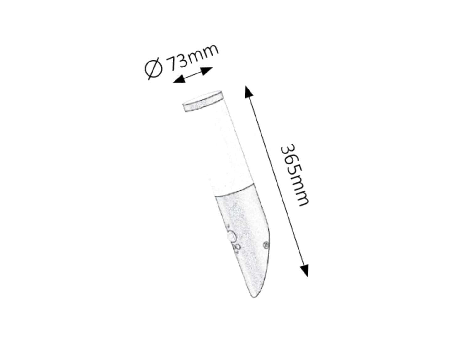 Applique da esterno Black Torch 8146 Nero (2)
