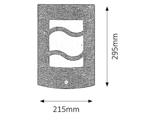 Applique da esterno Denver 8518 Ottone (1)