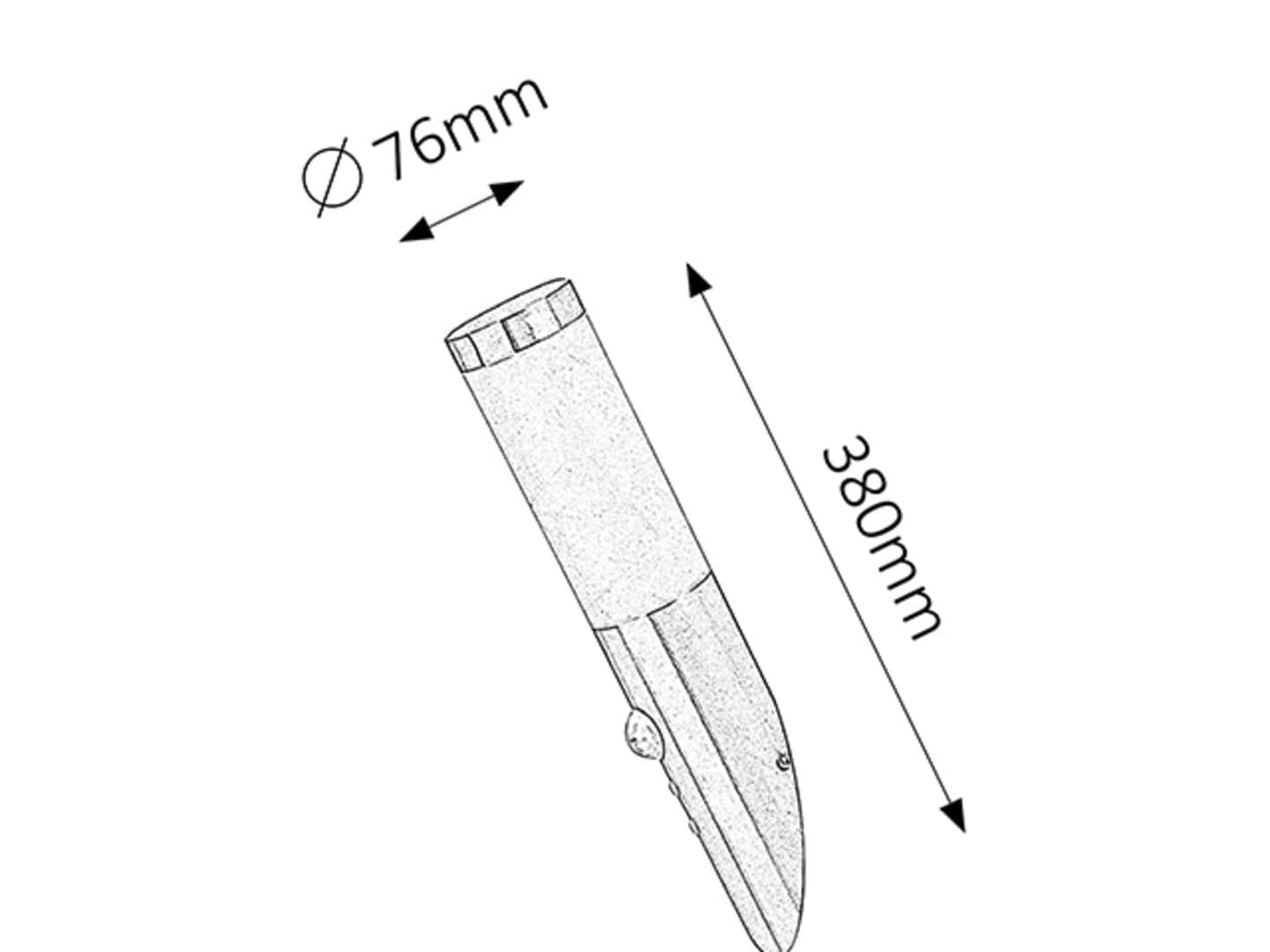 Applique da esterno Inox Torch Oblique 8266 Cromo (1)