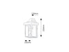 Applique da esterno Norvich 8754 Oro (2)