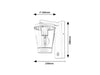 Applique da esterno Savano 7267 Antracite (6)