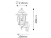 Applique da esterno Velence 8217 Nero (2)