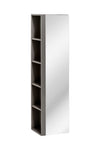 Comad Armadietto bagno alto con 1 anta e specchio Twist Grigio
