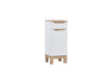 Comad Armadietto da bagno con 1 anta e 1 cassetto Bali Bianco