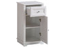 Comad Armadietto da bagno con 1 anta e 1 cassetto Palace Andersen Bianco